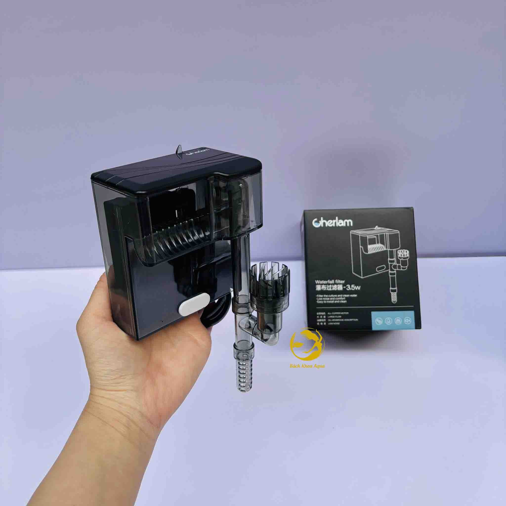 Lọc thác xoay Cherlam đủ công suất 3.5W - 8W cho bể cá